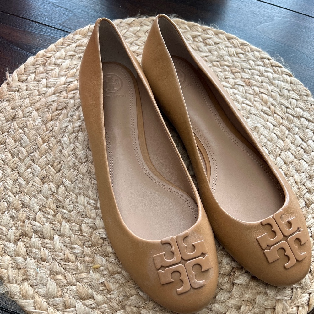 Tory Burch Lowell 2 Ballet Flat, Color Blonde